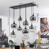 Azurara Hanger Zwart, 8-lichts