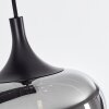 Azurara Hanger Zwart, 8-lichts