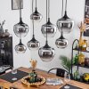 Azurara Hanger Zwart, 8-lichts