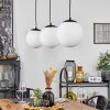 Malhadancha Hanger Zwart, 3-lichts
