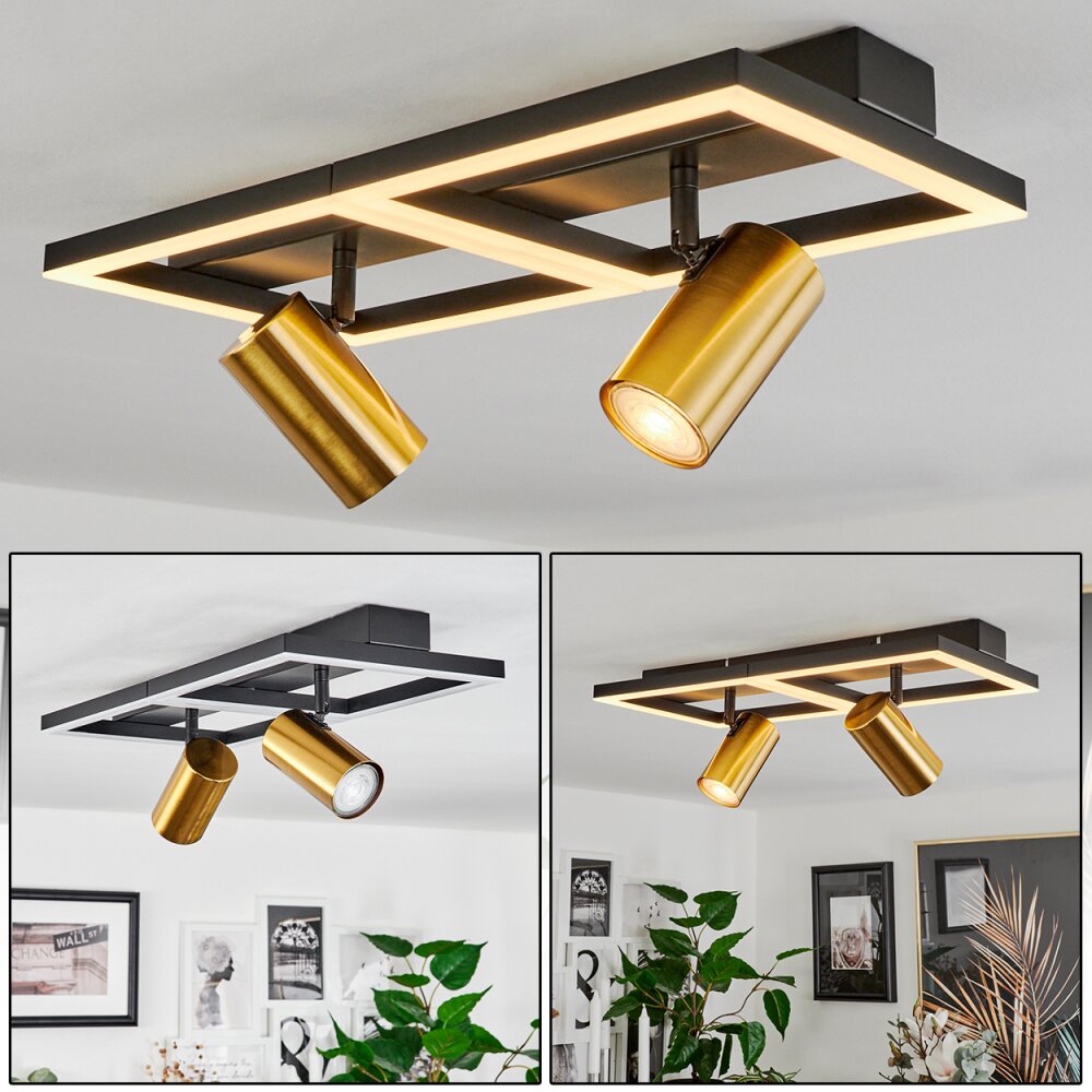Reboleiro Plafondlamp LED Zwart, 3-lichts main product photo