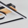 Taboneira Plafondlamp LED Natuurlijke kleuren, Zwart, Wit, 1-licht