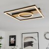 Taboneira Plafondlamp LED Natuurlijke kleuren, Zwart, Wit, 1-licht