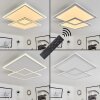 Salamo Plafondpaneel LED Wit, 1-licht, Afstandsbediening