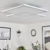 Salamo Plafondpaneel LED Wit, 1-licht, Afstandsbediening