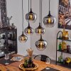 Azurara Hanger Zwart, 6-lichts