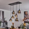 Azurara Hanger Zwart, 6-lichts