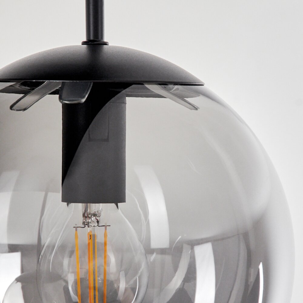 Salamonde Plafondlamp Zwart, 5-lichts