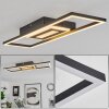 Vaseux Plafondlamp LED Zwart, Wit, 1-licht