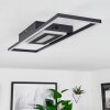 Vaseux Plafondlamp LED Zwart, Wit, 1-licht
