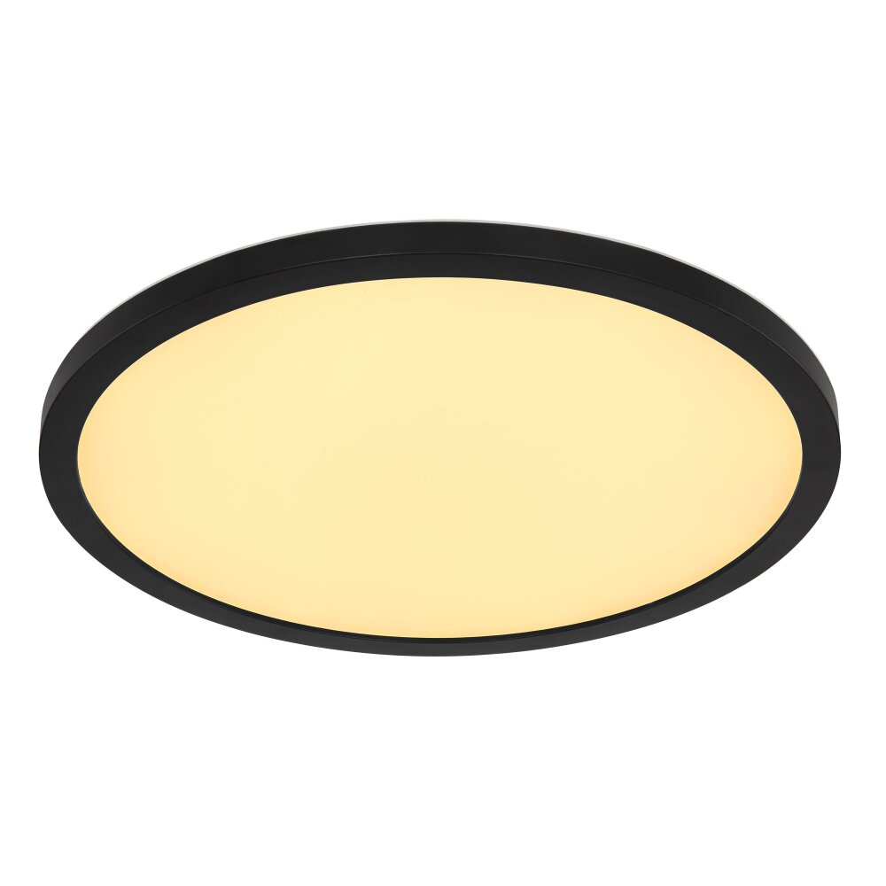 Globo SAPANA Buitenshuis plafond verlichting LED Zwart, 1-licht, Afstandsbediening