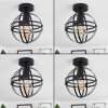Freguesia Plafondlamp Zwart, 1-licht