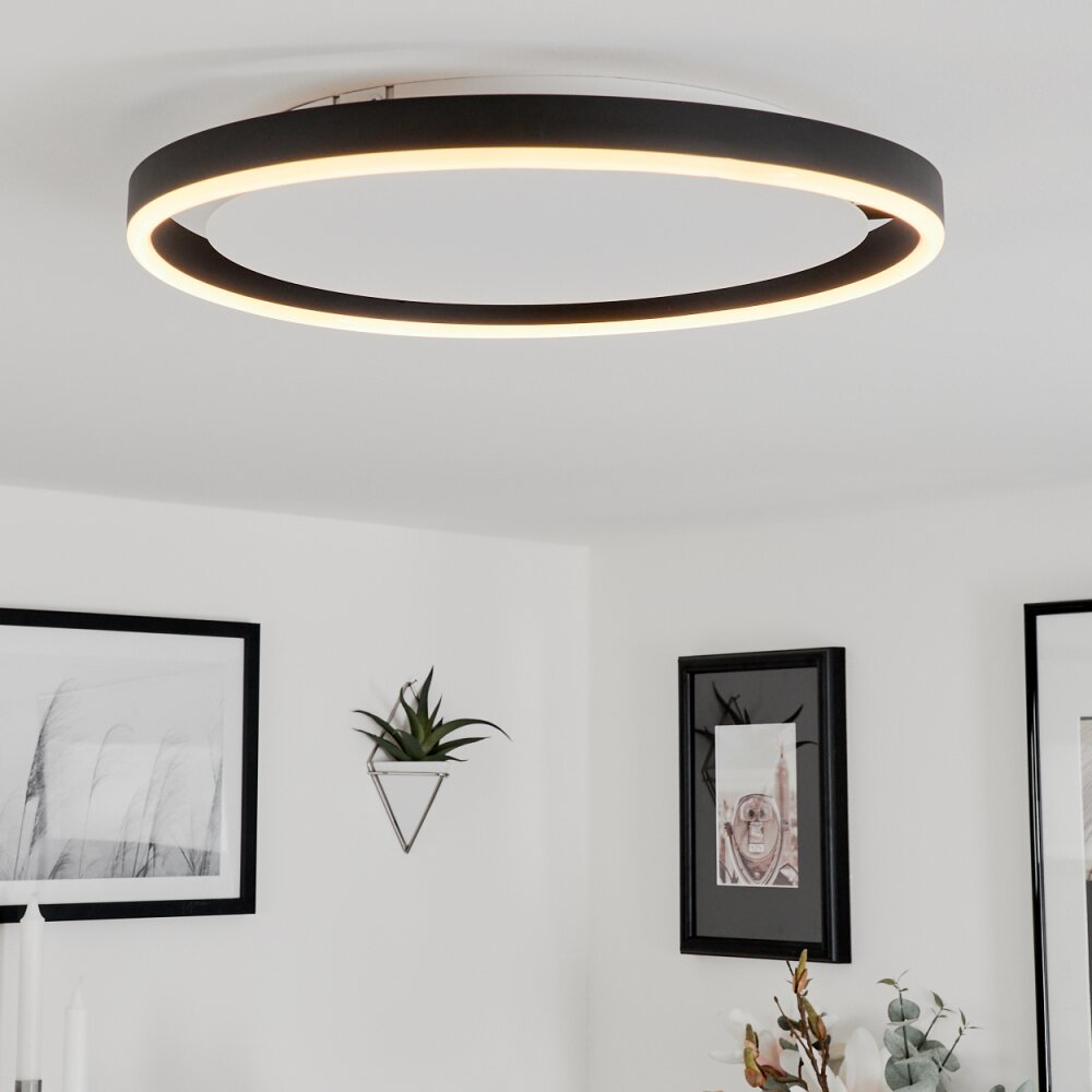 Barril Plafondlamp LED Wit, 1-licht