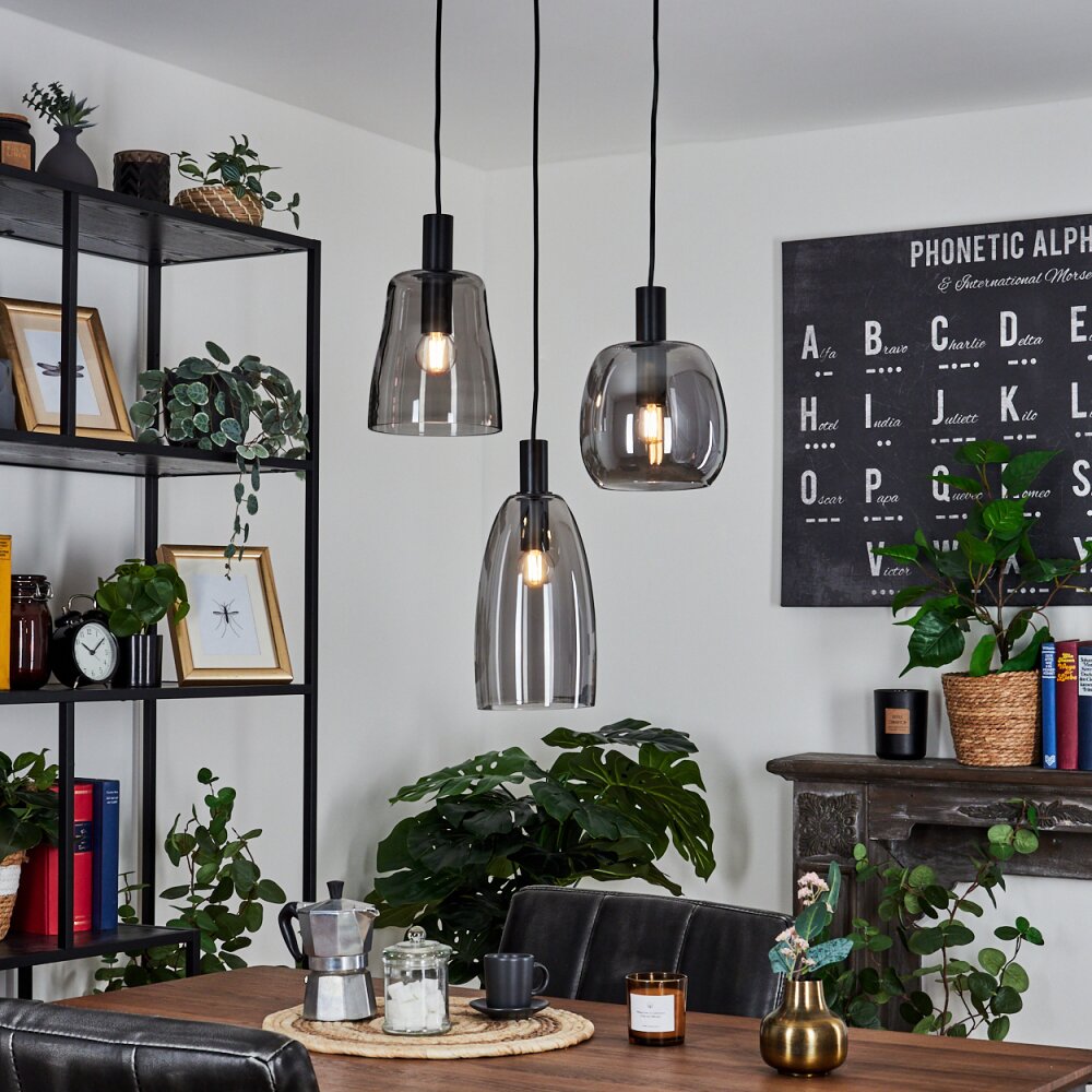 Kenong Hanger Zwart, 3-lichts