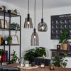 Kenong Hanger Zwart, 3-lichts