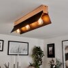 Sangkor Plafondlamp Natuurlijke kleuren, Zwart, 3-lichts