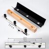 Sangkor Plafondlamp Natuurlijke kleuren, Zwart, 3-lichts