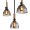Globo MATTEA Hanger Zwart, 6-lichts