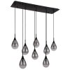 Globo KRYS Hanger Zwart, 8-lichts