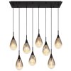 Globo KRYS Hanger Zwart, 8-lichts