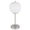 Globo BLACKY Tafellamp Nikkel mat, 1-licht