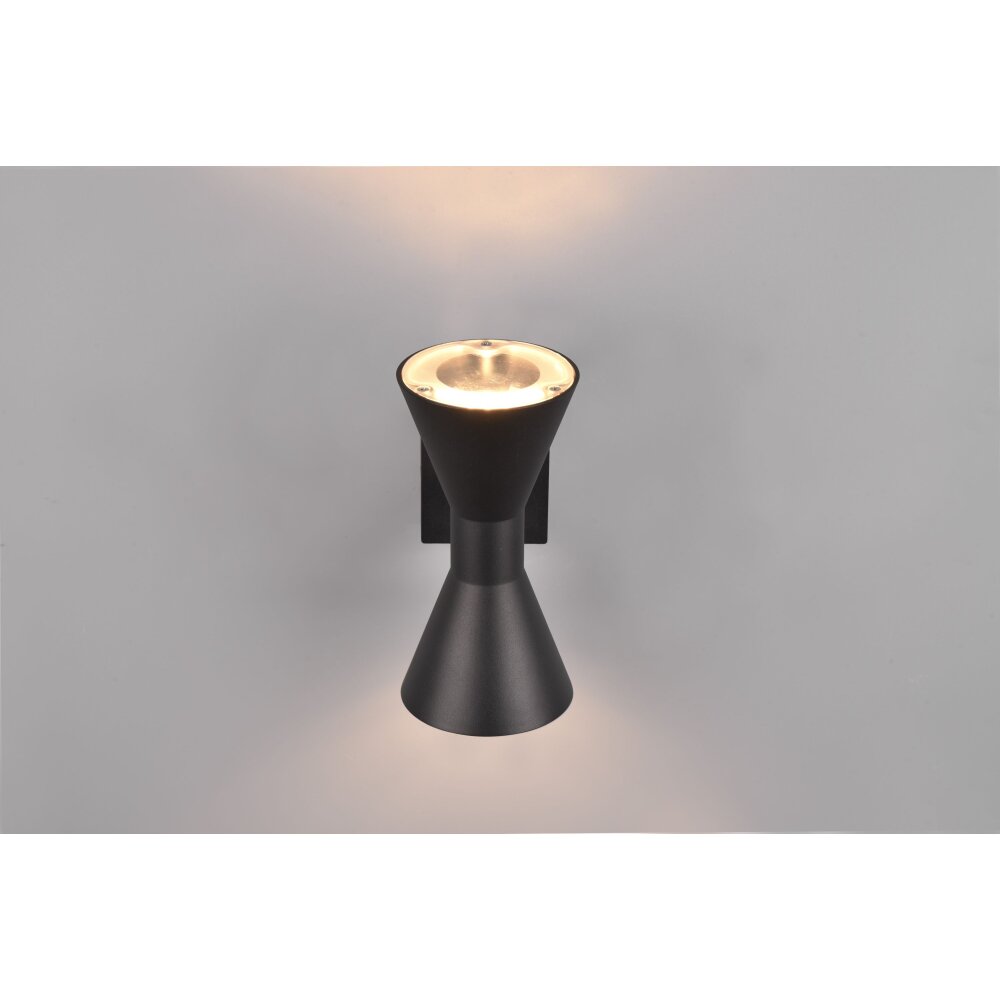 Trio Ardas Buiten muurverlichting Zwart, 2-lichts main product photo