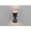 Trio Ardas Buiten muurverlichting Zwart, 2-lichts
