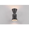 Trio Ardas Buiten muurverlichting Zwart, 2-lichts