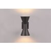 Trio Ardas Buiten muurverlichting Zwart, 2-lichts