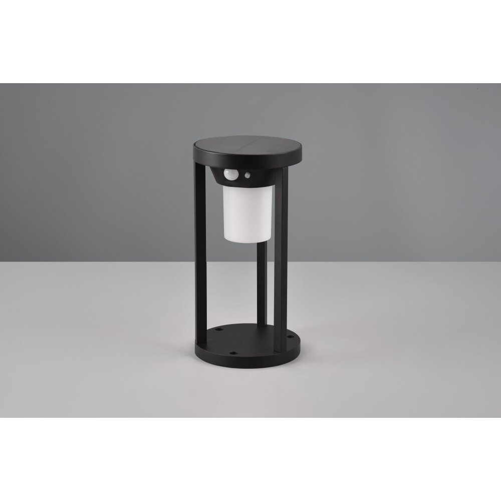Trio Carmo Solarlamp LED Zwart, 1-licht, Bewegingsmelder