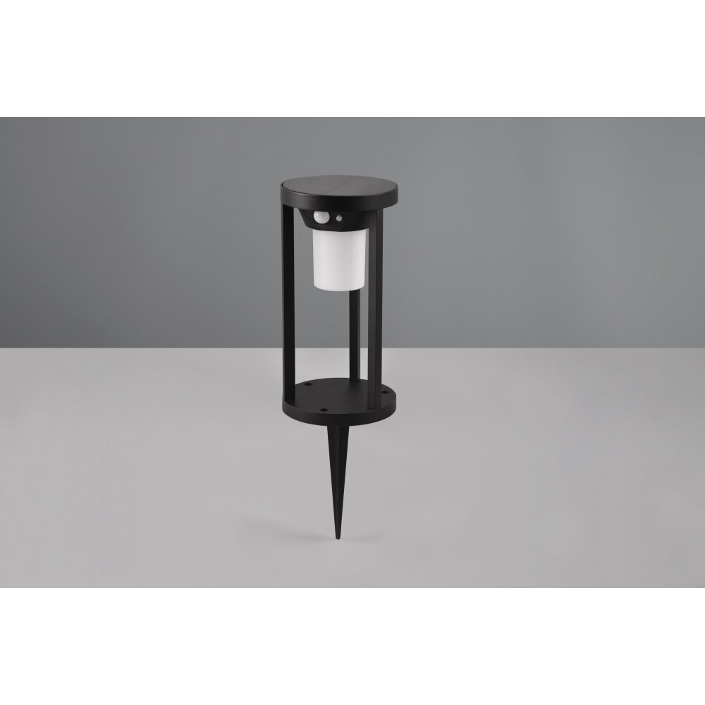 Trio Carmo Solarlamp LED Zwart, 1-licht, Bewegingsmelder