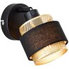 Brilliant Grove Muurlamp Zwart, 1-licht