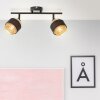 Brilliant Grove Plafondlamp Zwart, 2-lichts