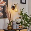 Tourey Muurlamp Messing, Zwart, 1-licht