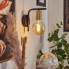 Tourey Muurlamp Messing, Zwart, 1-licht