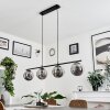 Salamonde Hanglamp Zwart, 4-lichts