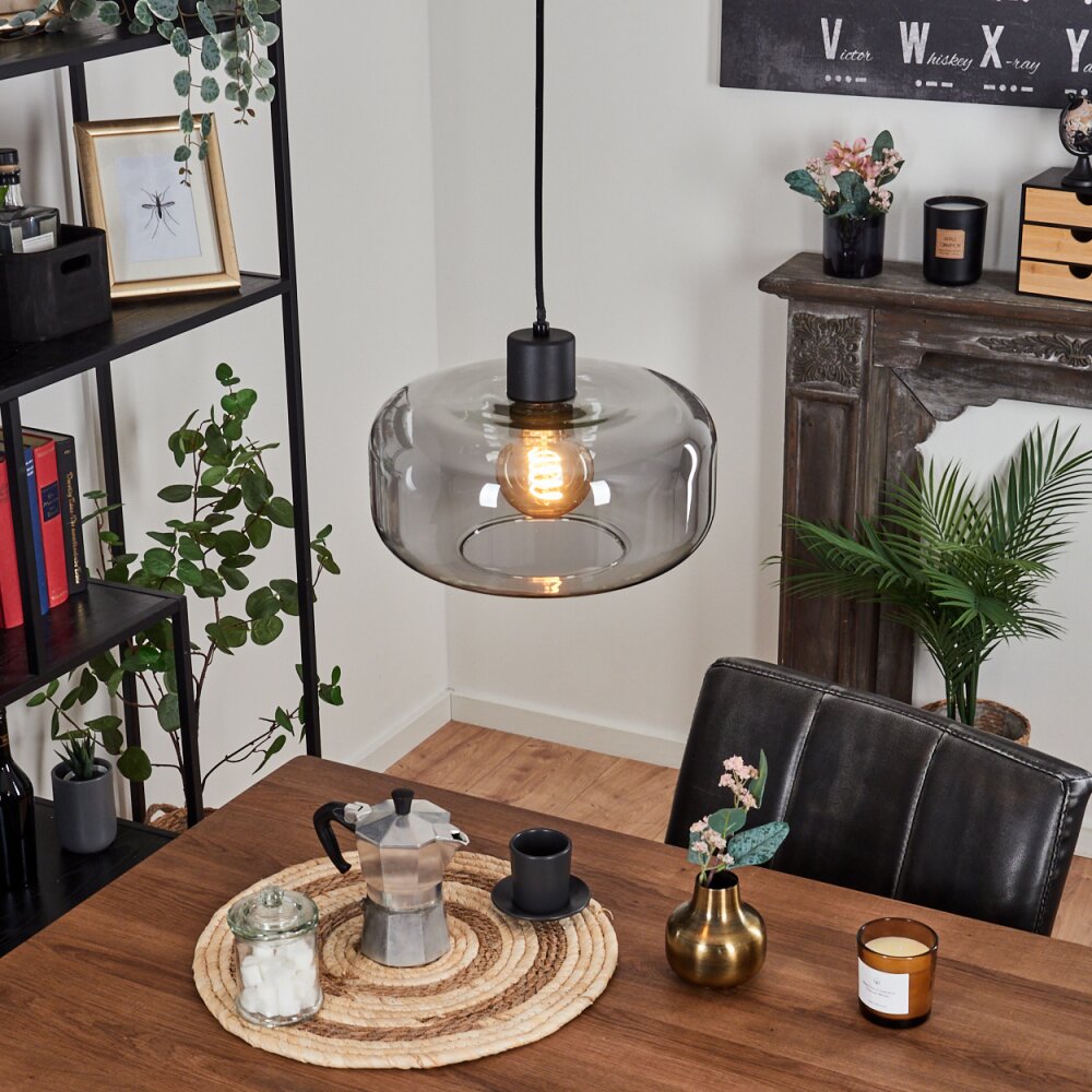 Pedreles Hanger Zwart, 1-licht main product photo