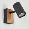 Javel Muurlamp Natuurlijke kleuren, Zwart, 1-licht