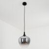 Azurara Hanger Zwart, 1-licht