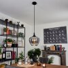 Azurara Hanger Zwart, 1-licht