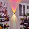 Sapri Muurlamp Oud messing, Zwart, 1-licht