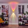 Sapri Muurlamp Oud messing, Zwart, 1-licht
