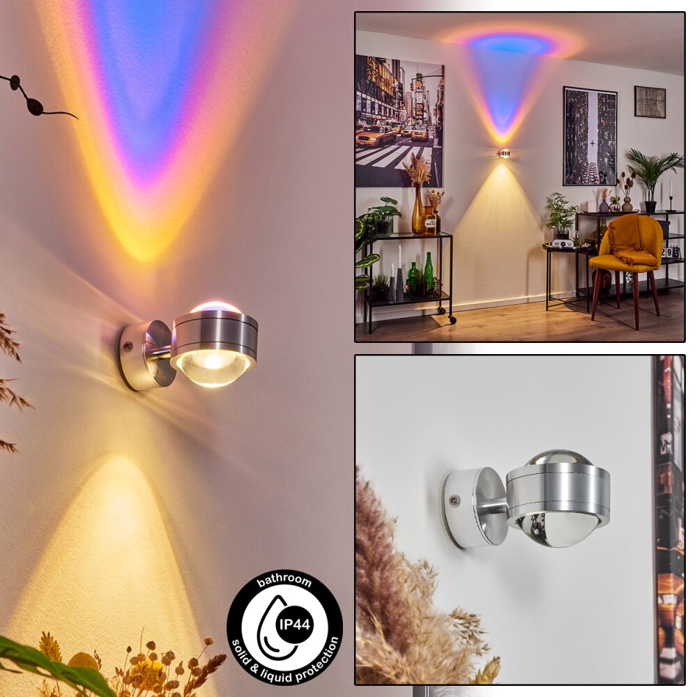 Indore Muurlamp LED Aluminium, 2-lichts main product photo