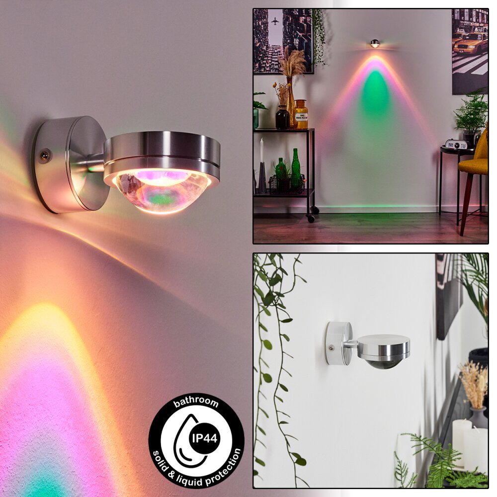 Harare Muurlamp LED Chroom, 1-licht main product photo