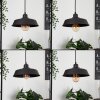 Rognaix Hanger Zwart, 1-licht