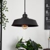 Rognaix Hanger Zwart, 1-licht