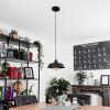 Rognaix Hanger Zwart, 1-licht