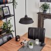 Rognaix Hanger Zwart, 1-licht