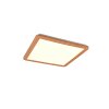 Reality Camillus Plafondpaneel LED houtlook, Wit, 1-licht