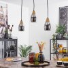 Lissade Hanger Zwart, 3-lichts